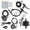 Kit di conversione per bicicletta elettrica 36V 250W 20 pollici con controller KT‑900S e contagiri per bici