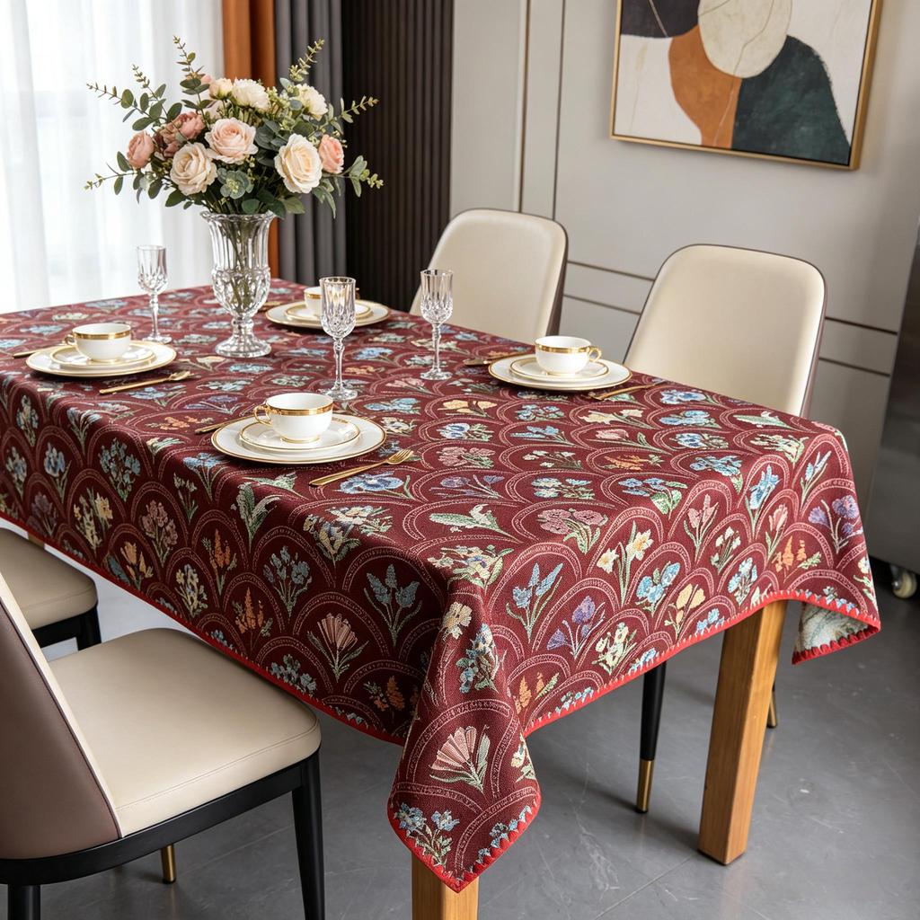 Mesa de Jantar Cozinha Festa Decoração Lavável Algodão Linho Retângulo Toalha de Mesa