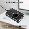U8 Multimedia Volume Control Knob for Mac/Win 10/8/7 Aluminum Alloy Audio Adjuster with Mute Function