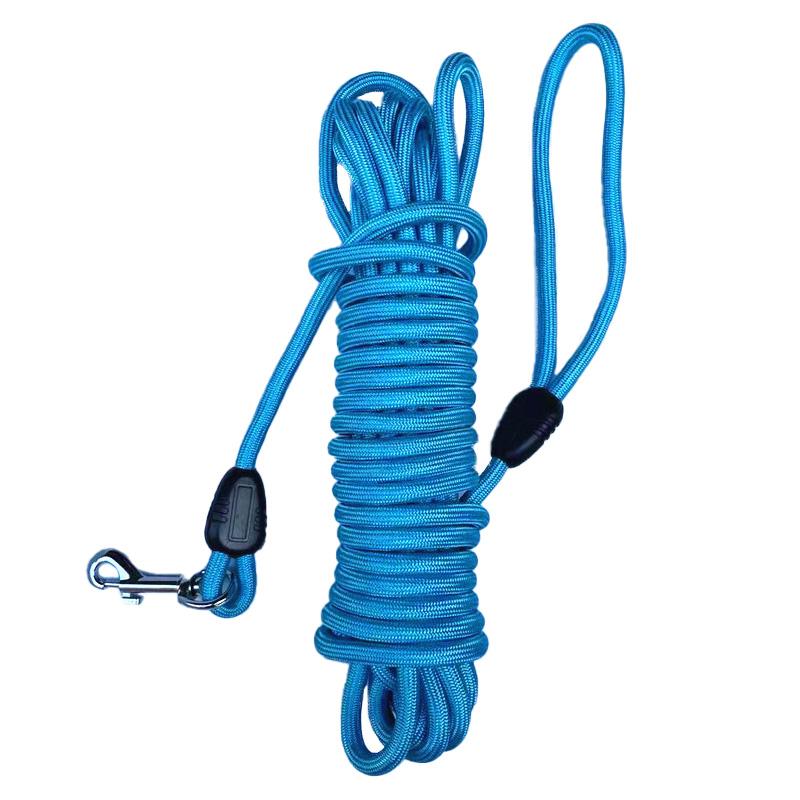 Coleiras para Cães de 8mm Linha Longa de Rastreamento para Animais de Estimação Coleiras para Cães Coleira Longa para Animais de Estimação Corda de Passeio para Treino de Cachorros ao Ar Livre Coleira de Nylon para Serviço Pesado Pet de Recolha