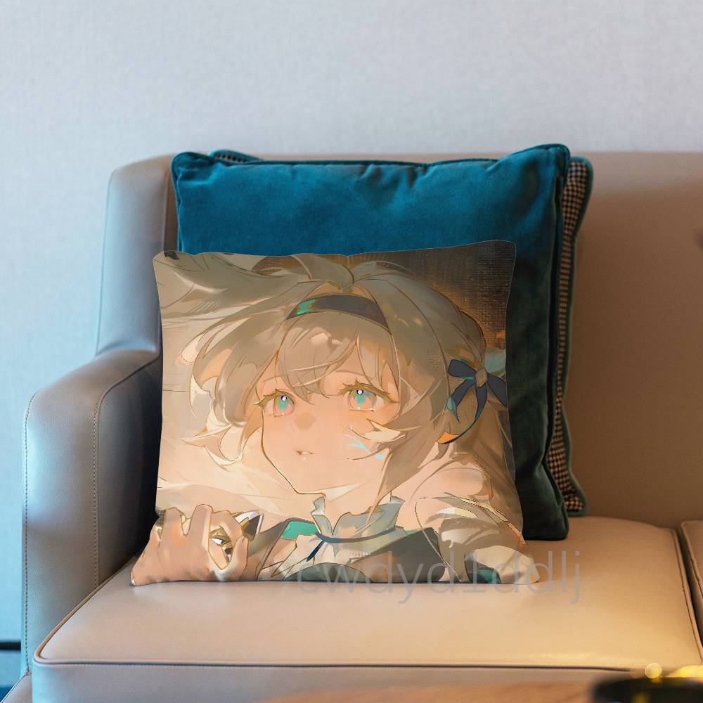 HHonkai Star Rail Firefly Cushion Cover Pillow Cover Decor Pillowcase Printed Cushion Case For Couch