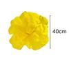 NEW Yellow Color Simulation Flower 3D Colorful Design Artificial Flower Artistic Decorative Floral Art Door Decoration