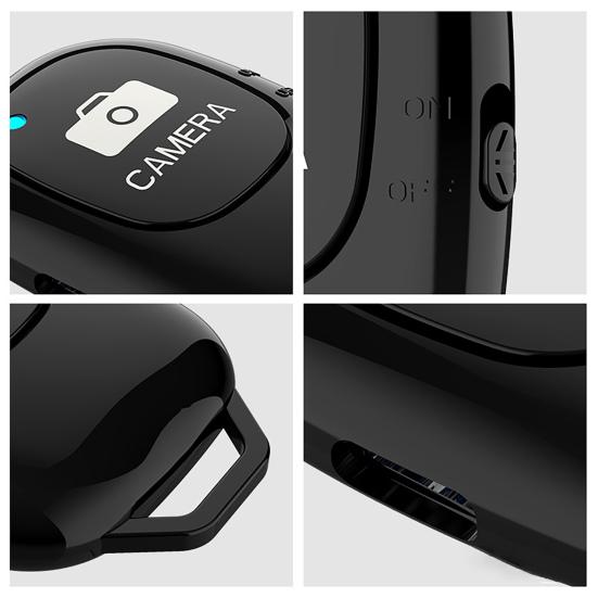 Pilot do telefonu Bezprzewodowy Mini Bez opóźnień Kompatybilny z Bluetooth 5 Bez sterowników Zdalna migawka do robienia