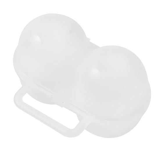 Yousheng Portable Egg Box, with 2 Compartments Design, Food-Grade PP Egg Holder, Leakproof Egg Holder with Handle for Camping Picnic