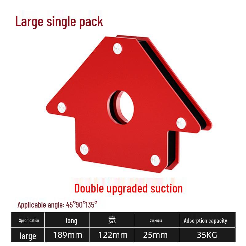 90° Electric Welding Magnet Fixture - Strong Magnetic Angle Locator