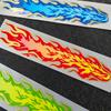 Adesivi Fiamma Decalcomanie Impermeabili per Moto Adesivi Fiamma Riflettenti Decalcomanie Adesive per Auto Adesive Sicurezza Decalcomanie Fiamma