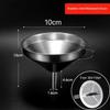 304 Stainless Steel Funnel Filter Set Rust Resistant Food Grade Wide Mouth for Kitchen Canning Liquid Transfer Home Baking Use