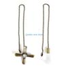 B0KB 2Pcs Pendant Fan Pull Chain Easy to Use Fan Switches for Ceiling & Lights