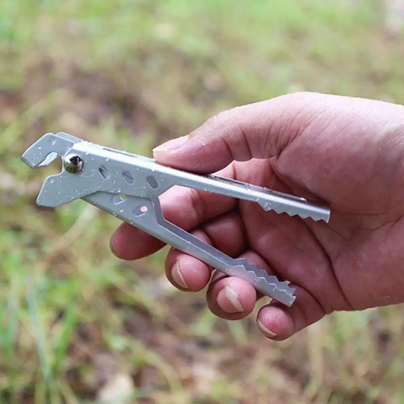 Outdoor Camping Anti-Verbrühen Topf Pan Schüssel Greifer Wandern Kochen Picknick Grill Kochgeschirr Anti-heißen Griff Halter Clip Clamp