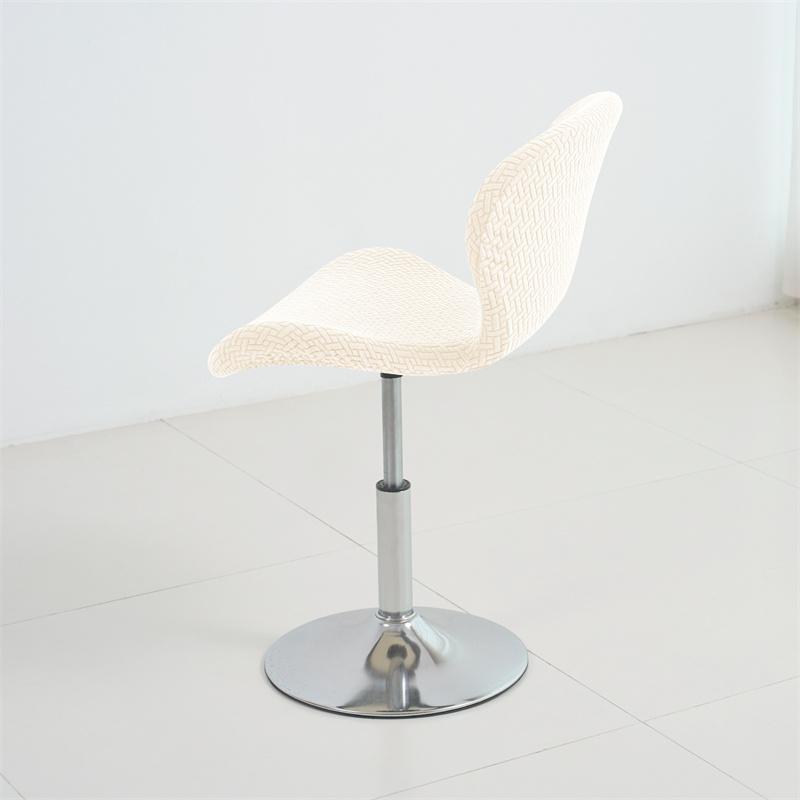 1/4pcs Durable Jacquard Butterfly Curved Chair Cover All-inclusive Bar Seat Cover Elastic Stool Seat Slipcovers for Living Room