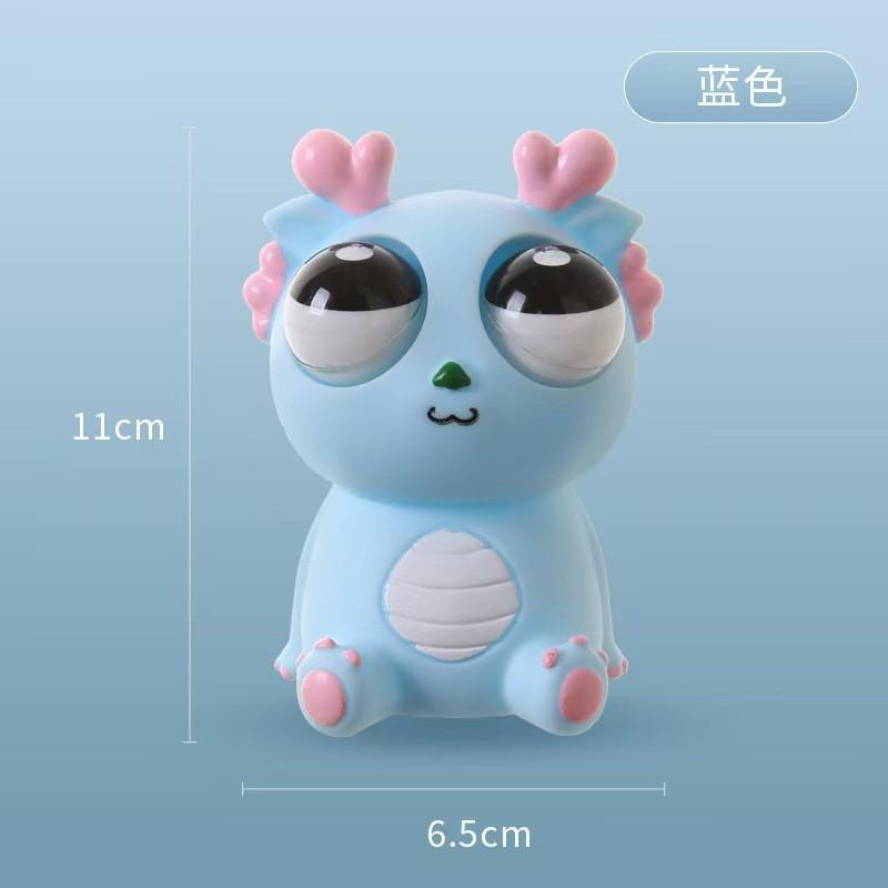 Squeeze Stress Relief Toy Dragon Desktop Decor Adults Kids Handheld Fidget Sensory Multiple Colors
