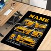 Custom Name Racing Printed Carpet, for Office Chair Living Room Bedroom Kitchen Room Decor Gifts.
