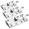 Stainless Steel Slide for Latch Lock Thickened Metal Sliding Bolt Door Lock Safety Door Barrel Bolt Privacy Catch for La