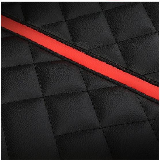 Leather Car Seat Covers Front Protector Full Surround Seat Cushion Anti-slip Pad