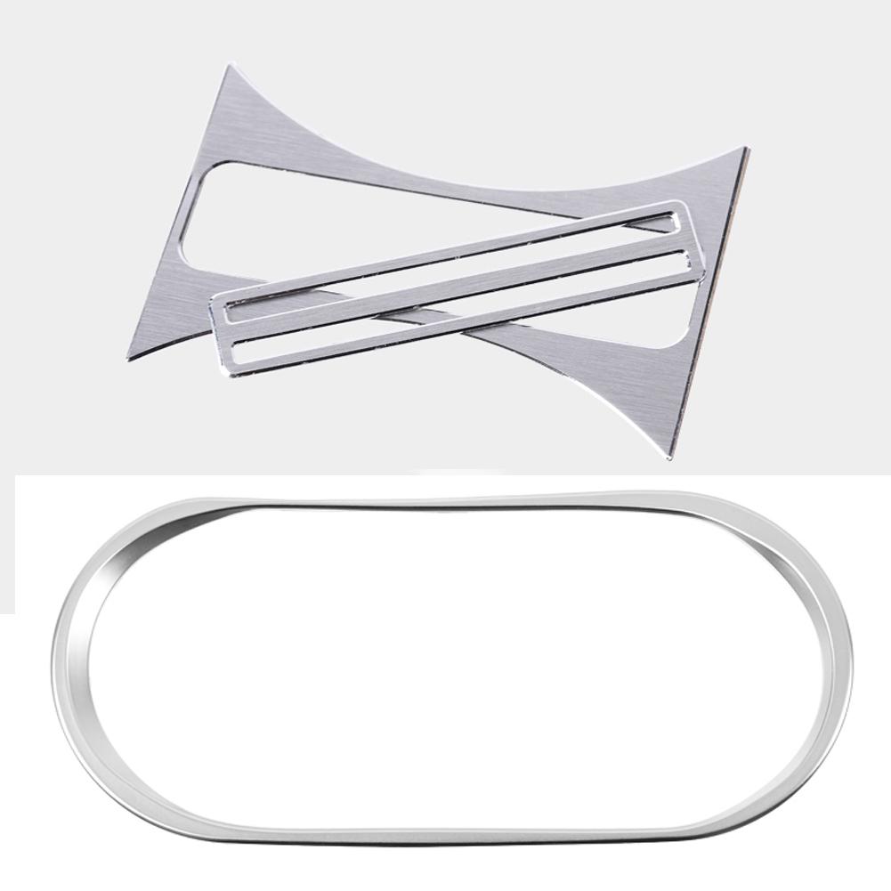 

Стайлинг автомобиля, центральная консоль, держатель для чашки с водой, накладка для Mercedes Benz A Class W176 B W246 CLA C117 W117 GLA серебряный