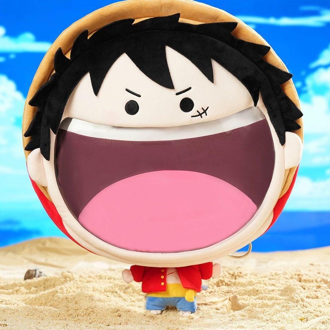 Pirate Anime Plush Transparent Itabag Large Capacity Backpack Couples Gift School Bag