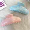 Minimalist Glossy Marble Texture Hair Clip Claw Clamp,Plastic Hair Accessories, Hair Claw, Claw Clips, Hair Clutch, Hair Jaw Clip