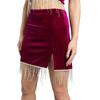 Daisy Street Womens/Ladies Velvet Mini Skirt