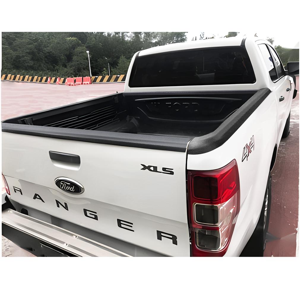 4PCS Bed Rail Cap Taligate Rail Guard Cap Protector Cover For Ford Ranger T6 T7 T8 2012-2025 PX PX2 PX3 Wildtrak Matte Black