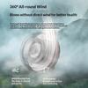 Small Cyclone Portable Buckle Small Fan Mini Waist Hanging Handheld Portable Bladeless Clip Fan