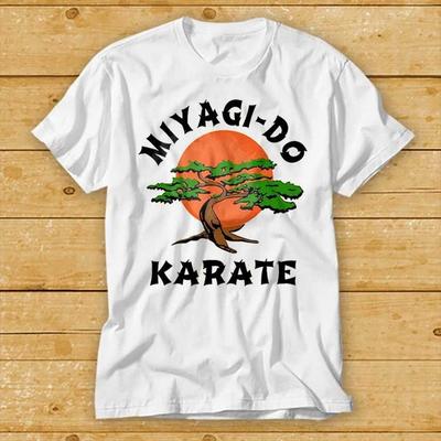 Camiseta Karate Kid 100% algodão 230 g/m², filme Miyagido, Daniel Cobra Kai, TV 80, camiseta retrô para presente, 2005