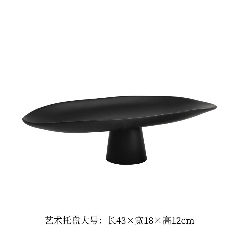 Resin Dry Fruit Tray Dessert Trays High Leg Fruit Plate Cake Trays Creative Snack Storage Tray Decorative Household Products