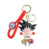 Cute Dragon Ball Anime Keychain Soft Rubber Creative Car Key Chain For Couples