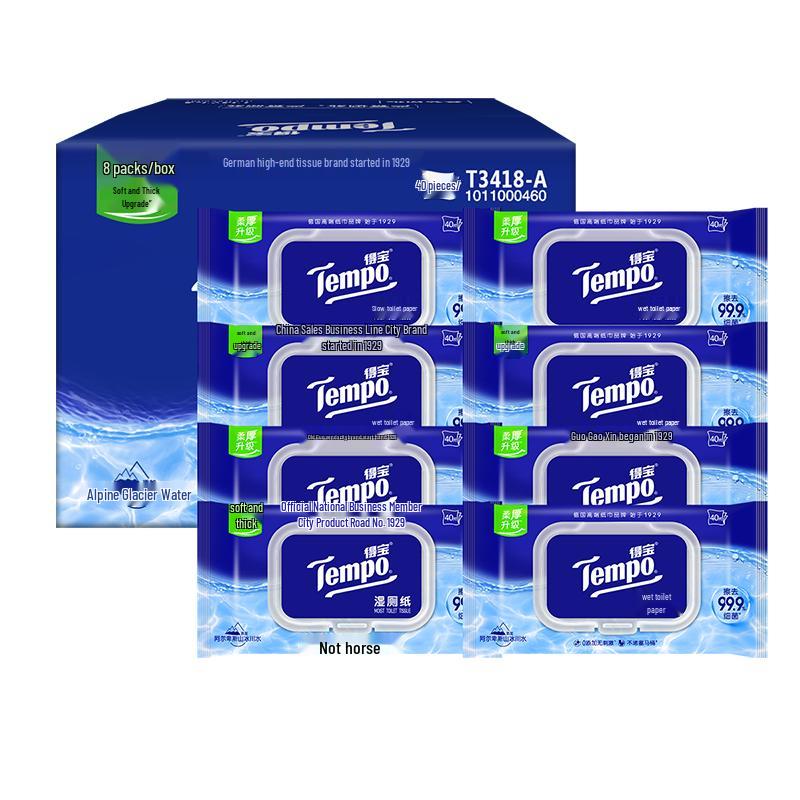 Tempo Pure Water Flushable Wet Wipes