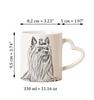 Yorkshire Terrier, Yorkie - cup with a dog, adorable cup with a heart-shaped handle, universal gift from the Art-Dog brand