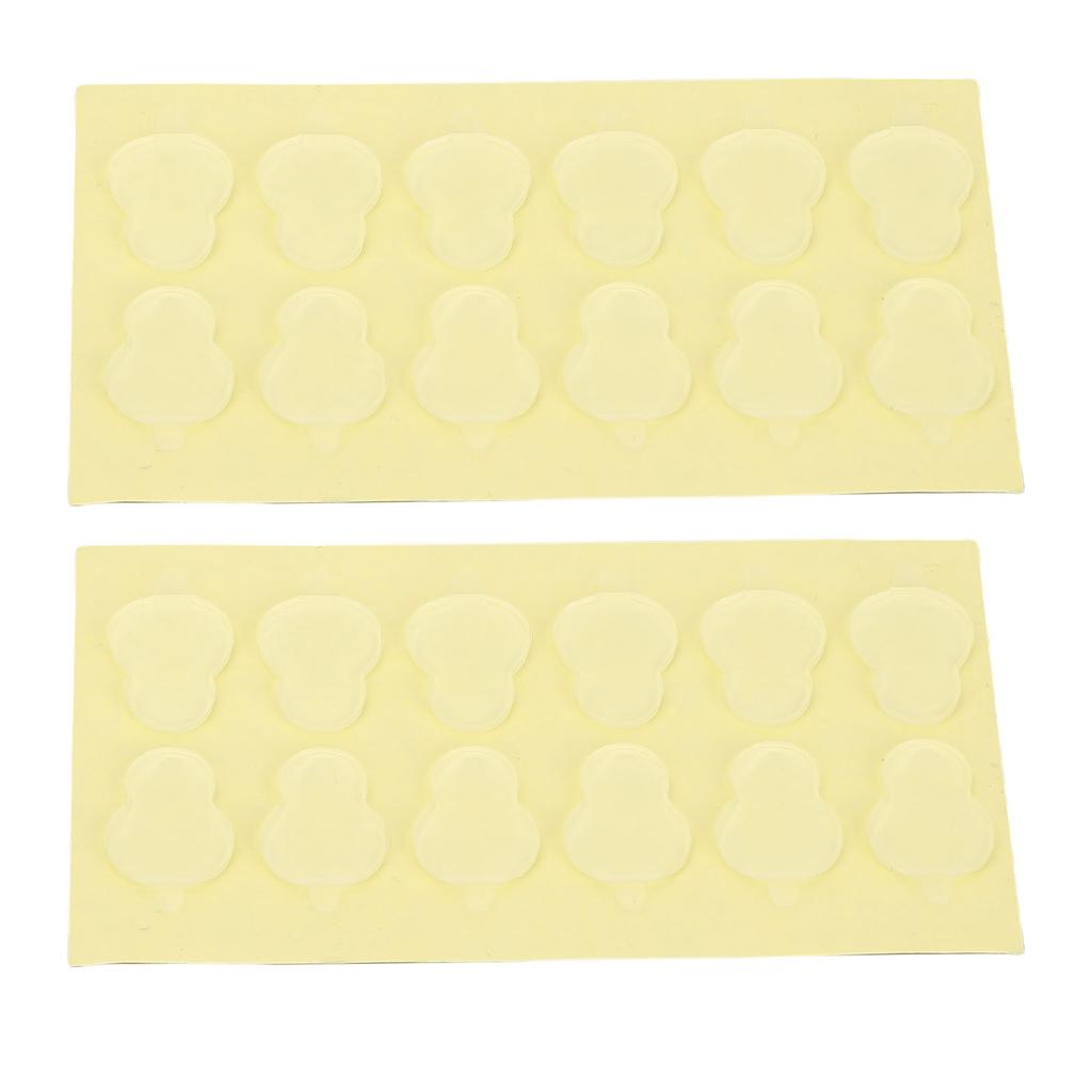 240 st Docka Klar Tejp 18x14x1,5mm Vattentät Avtagbar Klibbig Dubbelsidig Självhäftande Pad