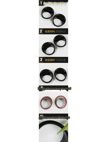 2020 RAV4 Front Fog Light Trim Ring Cover Accessory