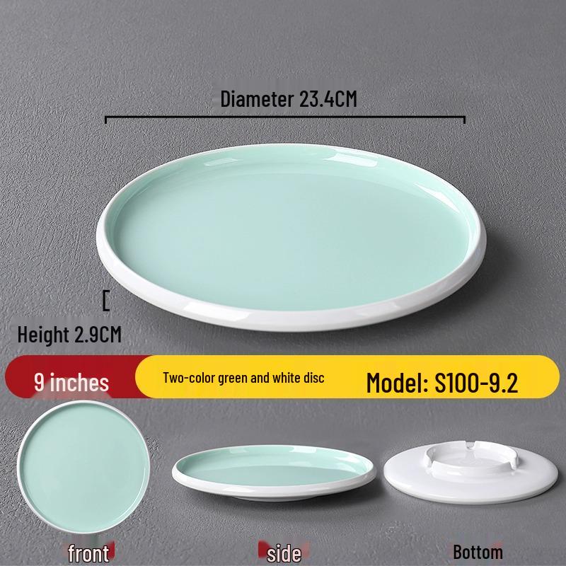 Melamine Nordic Style Cold Dish & Stir-fry Plate for Restaurants and Hotels