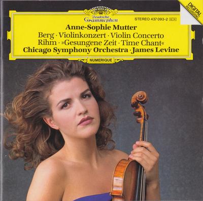 CD ALBAN BERG / WOLFGANG RIHM - ANNE-S - Violinkonzert ? Violin Concerto / ? 4370932 Deutsche Grammo 1992 Germany Classical Used