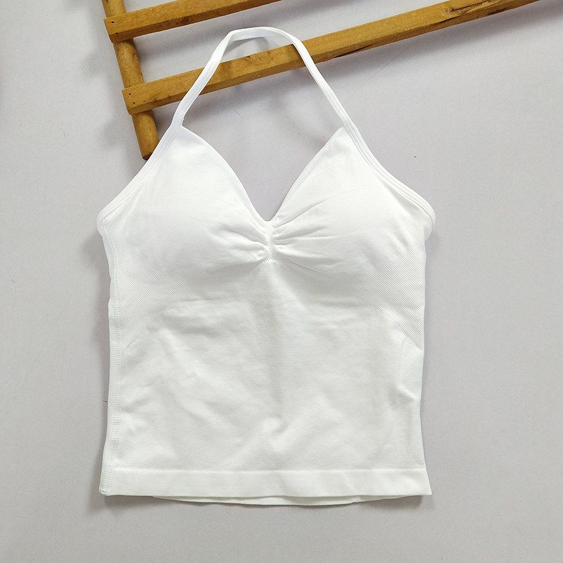Neck Beauty Back Yoga Suit DF Sports Vest European and American Internet Celebrity Exaggerates Hips Shorts Training Peach Workout Clothes Women