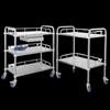 Thickened Stainless Steel 2-Tier Medical Trolley