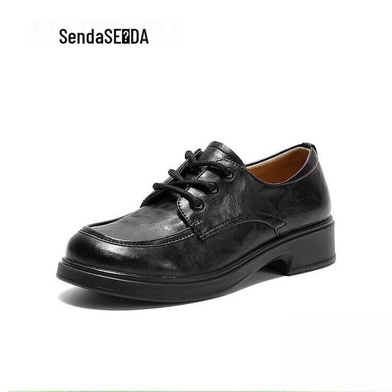 SENDA Women s Casual Thick-Soled Oxford Shoes 35