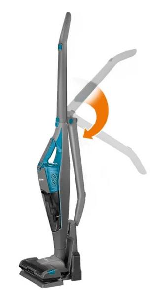 Mpm Mod-38/n Cordless Vacuum Cleaner Black and Turquoise