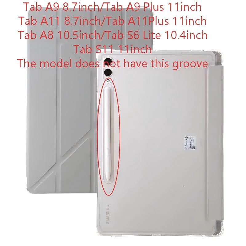 For Samsung Tab S10 Lite S11 S9 S10 FE S7 S8 Plus S9 FE S7 FE A11 + A9 Plus Lite 8.7 S6 Lite S10 FE Plus 13.1 Smart Cover Case