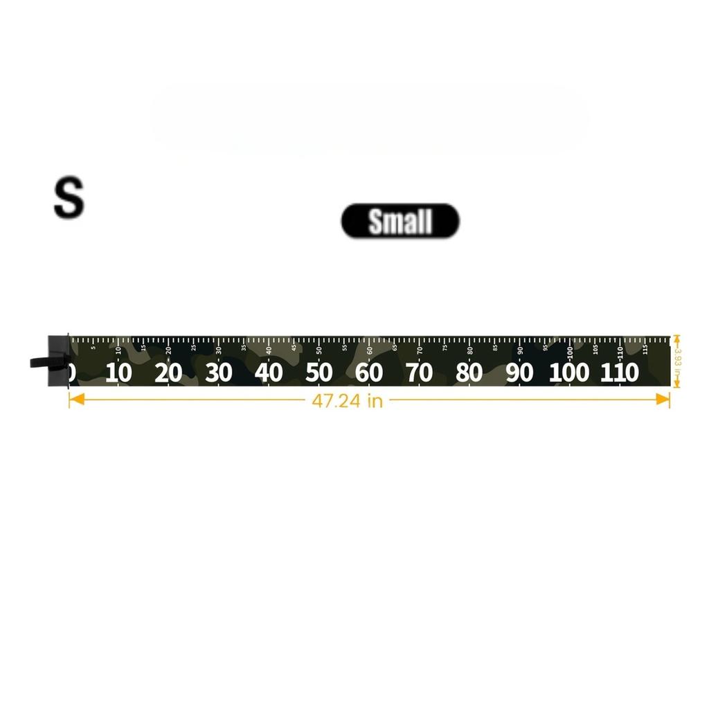 Foldable PVC Fish Ruler 10/20/30cm Width Durable Waterpro Measuring Tape For Outdoor Fishing Essential Versatile Tool