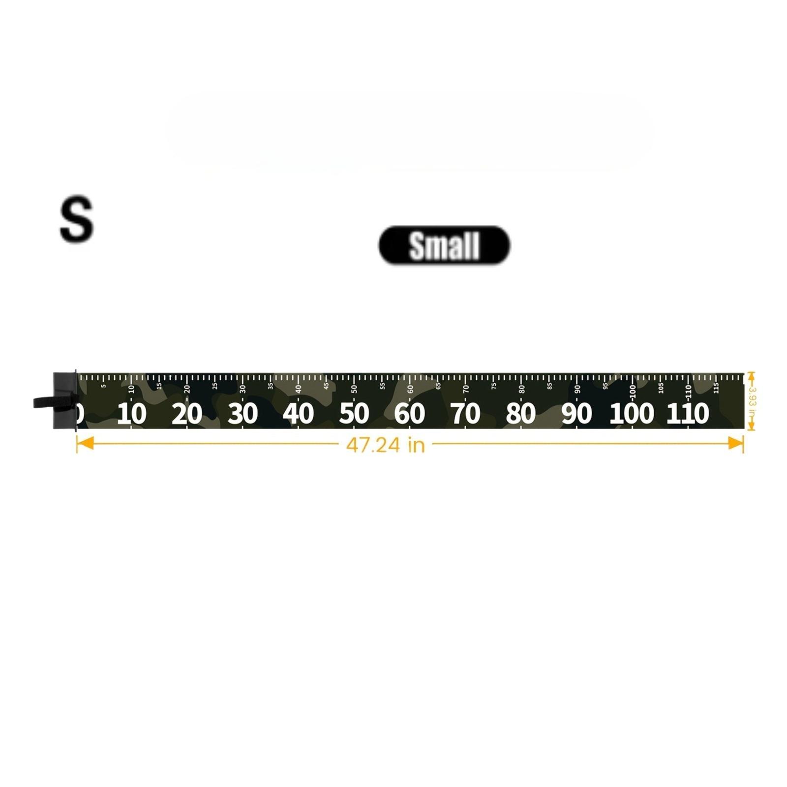 

Foldable PVC Fish Ruler 10/20/30cm Width Durable Waterpro Measuring Tape For Outdoor Fishing Essential Versatile Tool
