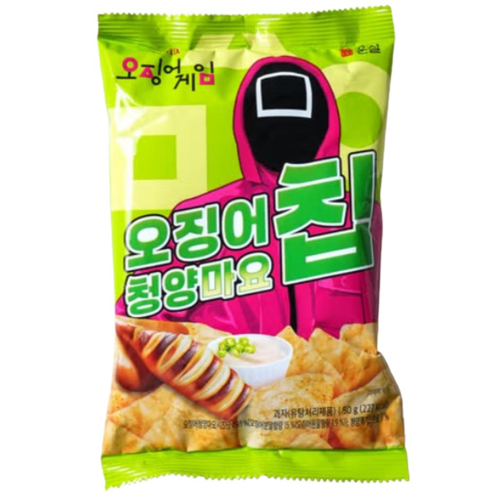 

[Игра в кальмара] Чипсы из кальмара Chili Mayo