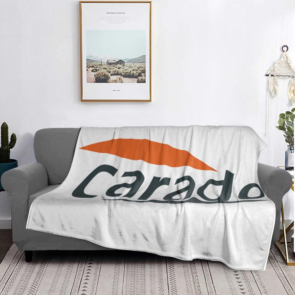 Carado Logo Blanket Soft Warm Flannel Throw Blanket Cover for Bed Living room Picnic Travel Home Couch