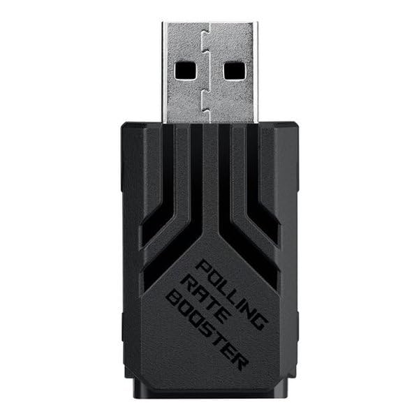 ASUS ROG Polling Rate Booster (Black)  8000 Hz Wireless Polling Rate  Wireless Compatible  Wired Compatible  AC09 ROG Polling Rate BoosterBlack
