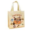 Cute Handbags with High Appearance Standards, Non-woven Fabric Gift Bags, Cartoon Capybaras Birthday Gift Packaging Bags
