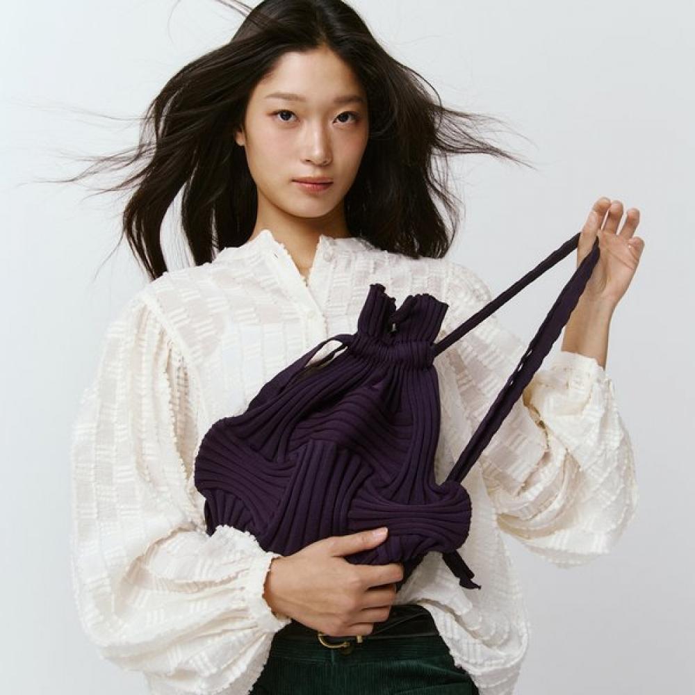 

Pleatsmama Deep Purple New Bow Backpack Single option