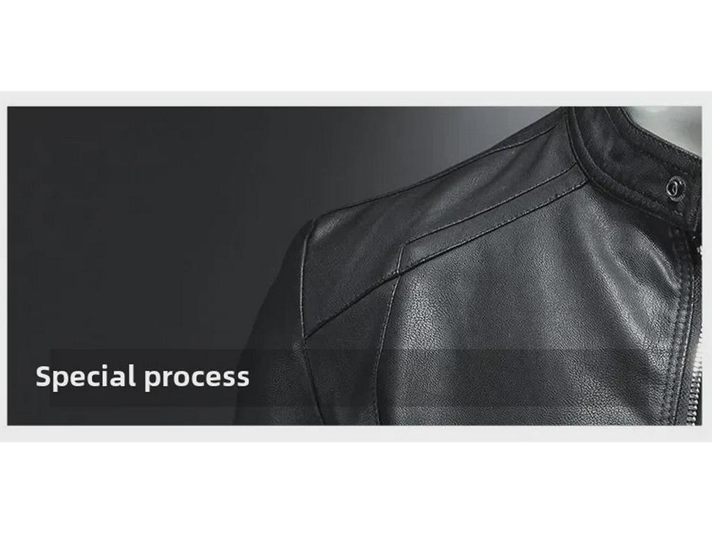 Men's Leather Motorcycle Jacket: Autumn/Winter Casual, Available in Plus Velvet and Thin Styles