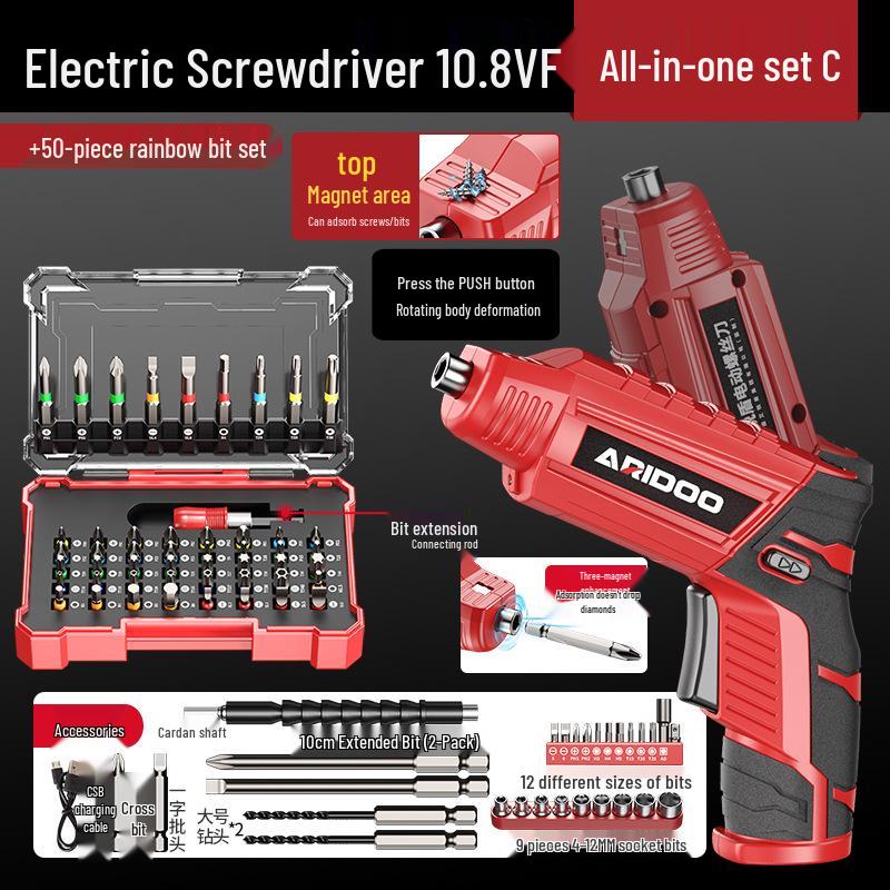 Rechargeable Mini Electric Screwdriver Drill Tool