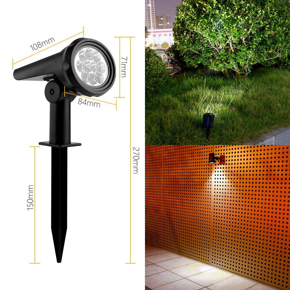 Super Bright Waterproof Solar Garden Spotlight for Outdoor Landscapes