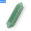 Natural Stone Crystal Hexagonal Pyramid Yoga Ornament Jewelry Feng Shui Degaussing Double Pointed Pendant