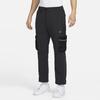 Nike Premium Solid Color Zip Pocket Straight-Leg Cargo Pants Men Bottoms Black DX7857-010